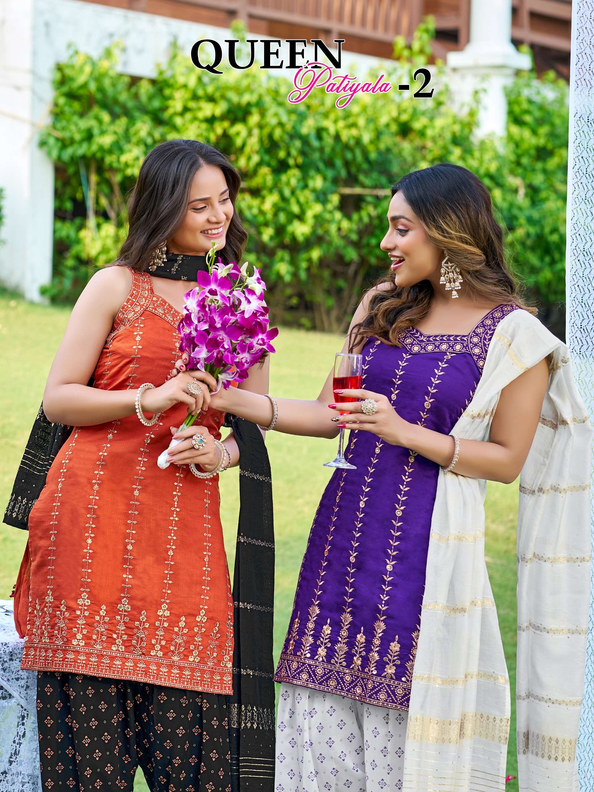 BANWERY FASHION QUEEN PATIYALA VOL 2 FANCY DESIGNER WORKED FUNCTION WEAR LADIES SUIT