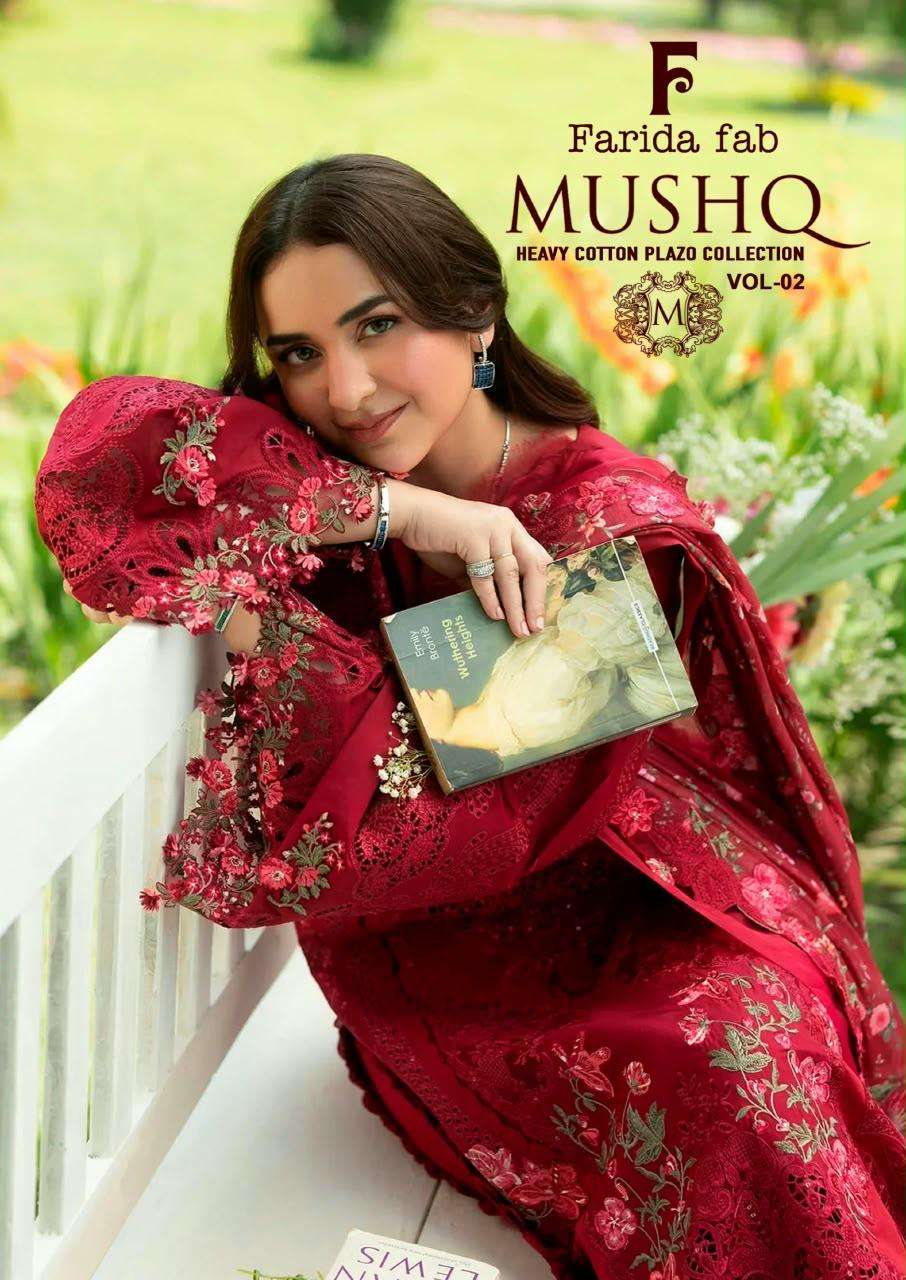 FARIDA FAB MUSHQ VOL 2 COTTON DIGITAL PRINTS SALWAR SUIT 