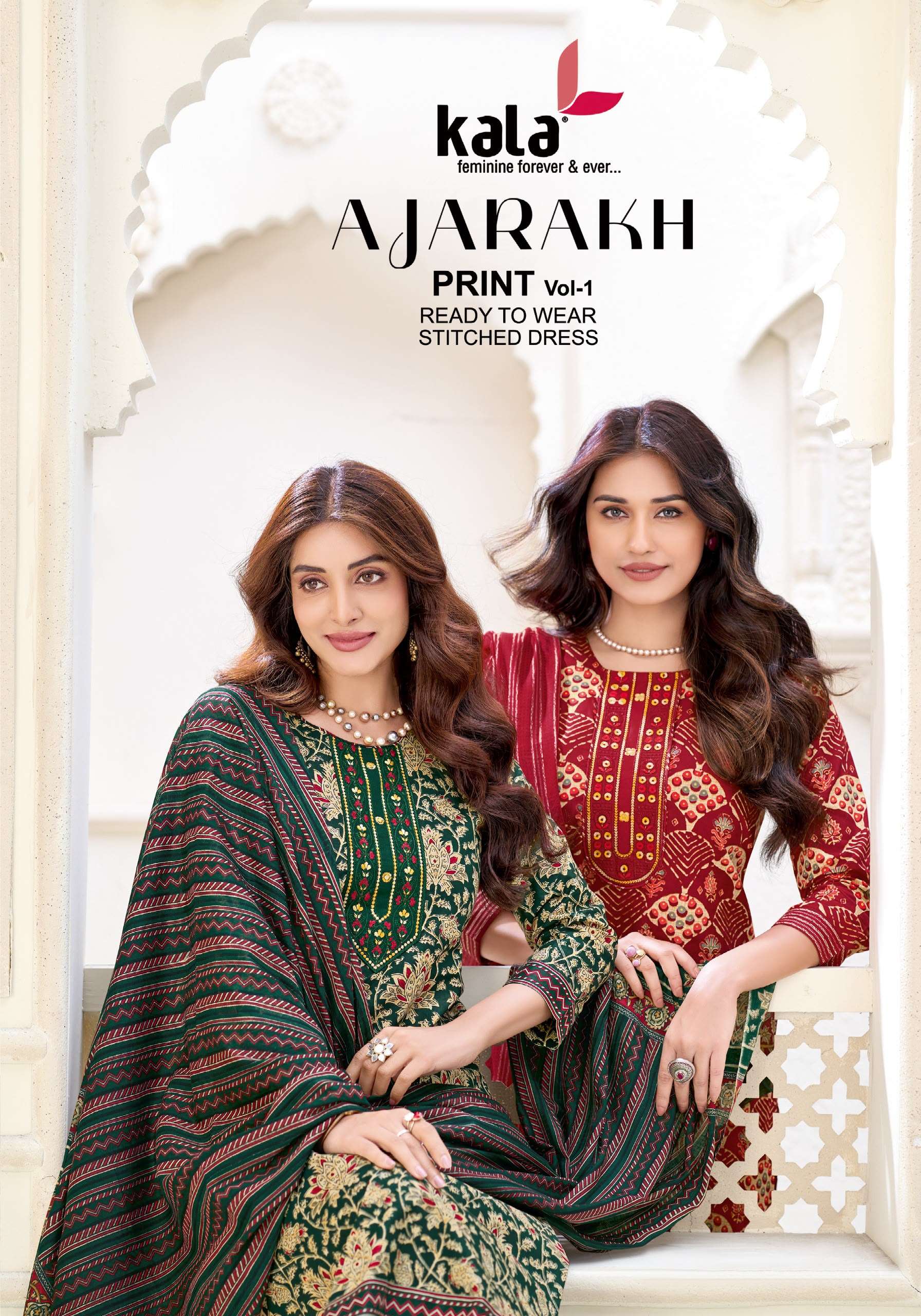 KALA FASHION AJRAKH SPECIAL VOL 1 READY MADE COLLECTION 