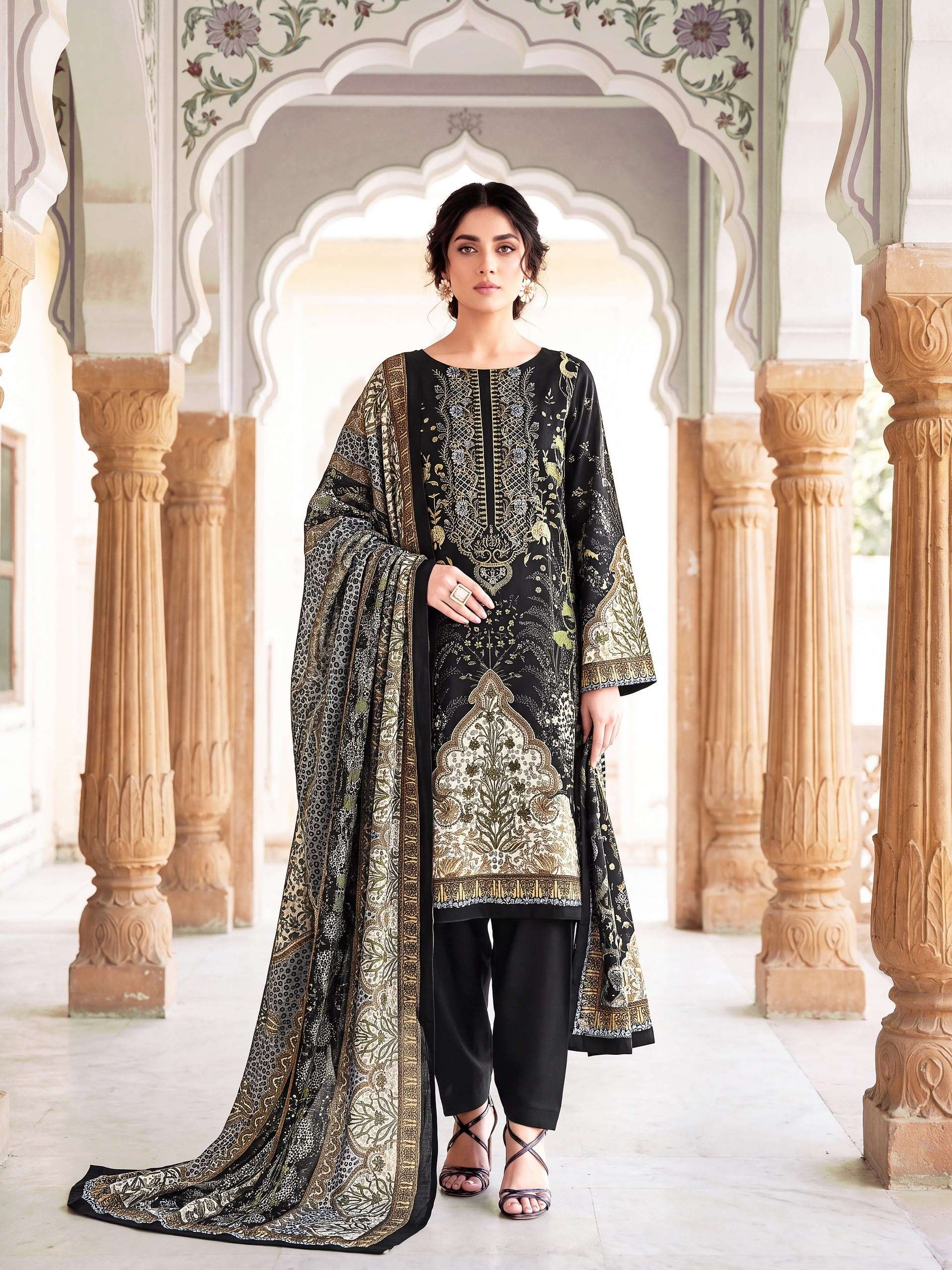 KAVYA KALA COUTURE JANNAT‎ COTTON DIGITAL PRINTS SALWAR SUIT   ‎ ‎  