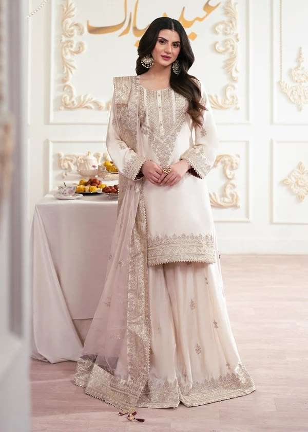 LG 2160 CREPE BEAUTIFUL DESIGNER LOOK PARTY WEAR LADIES SUIT 