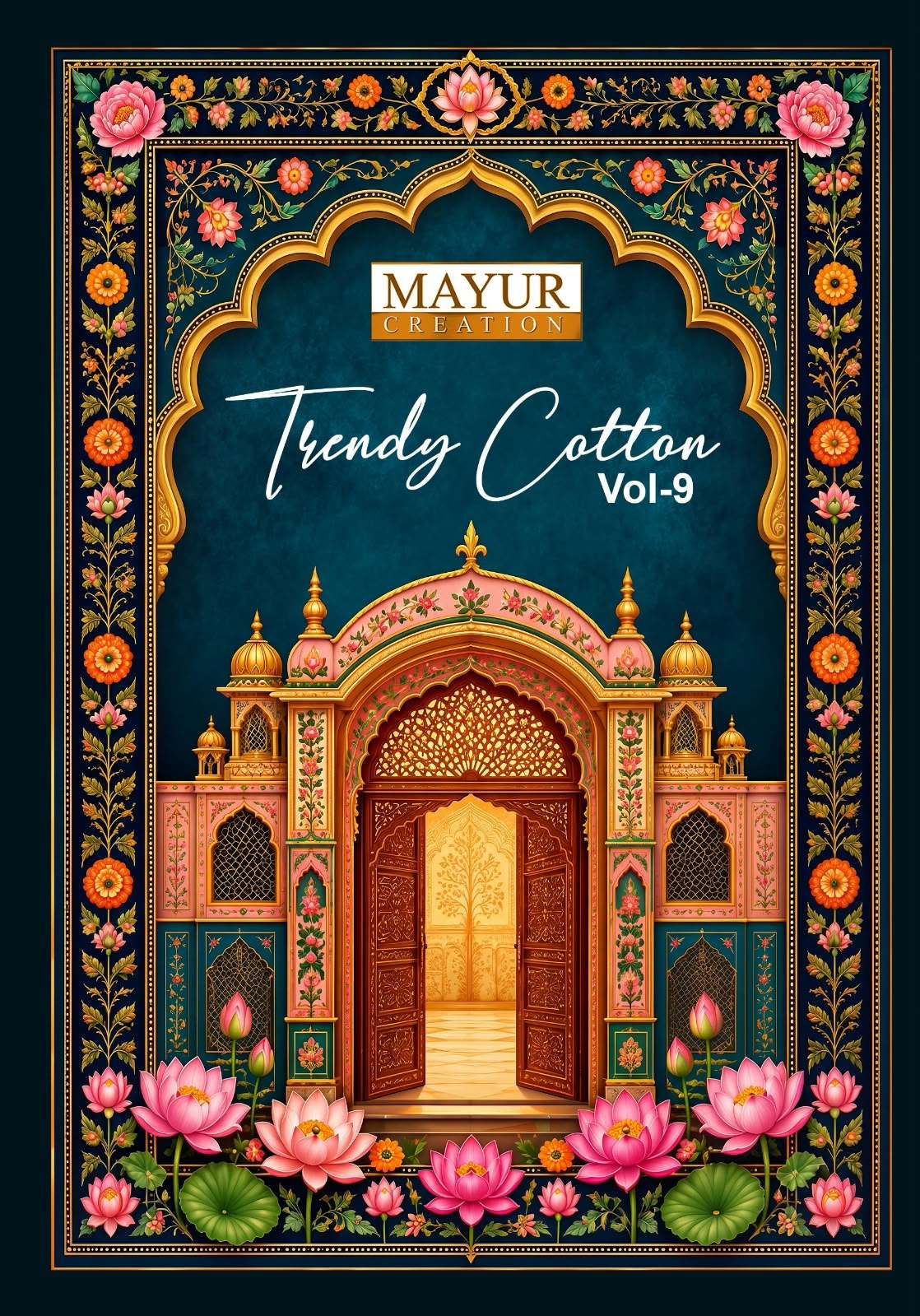 MAYUR CREATION TRENDY COTTON VOL 9 COTTON PRINTED DRESS MATERIAL 
