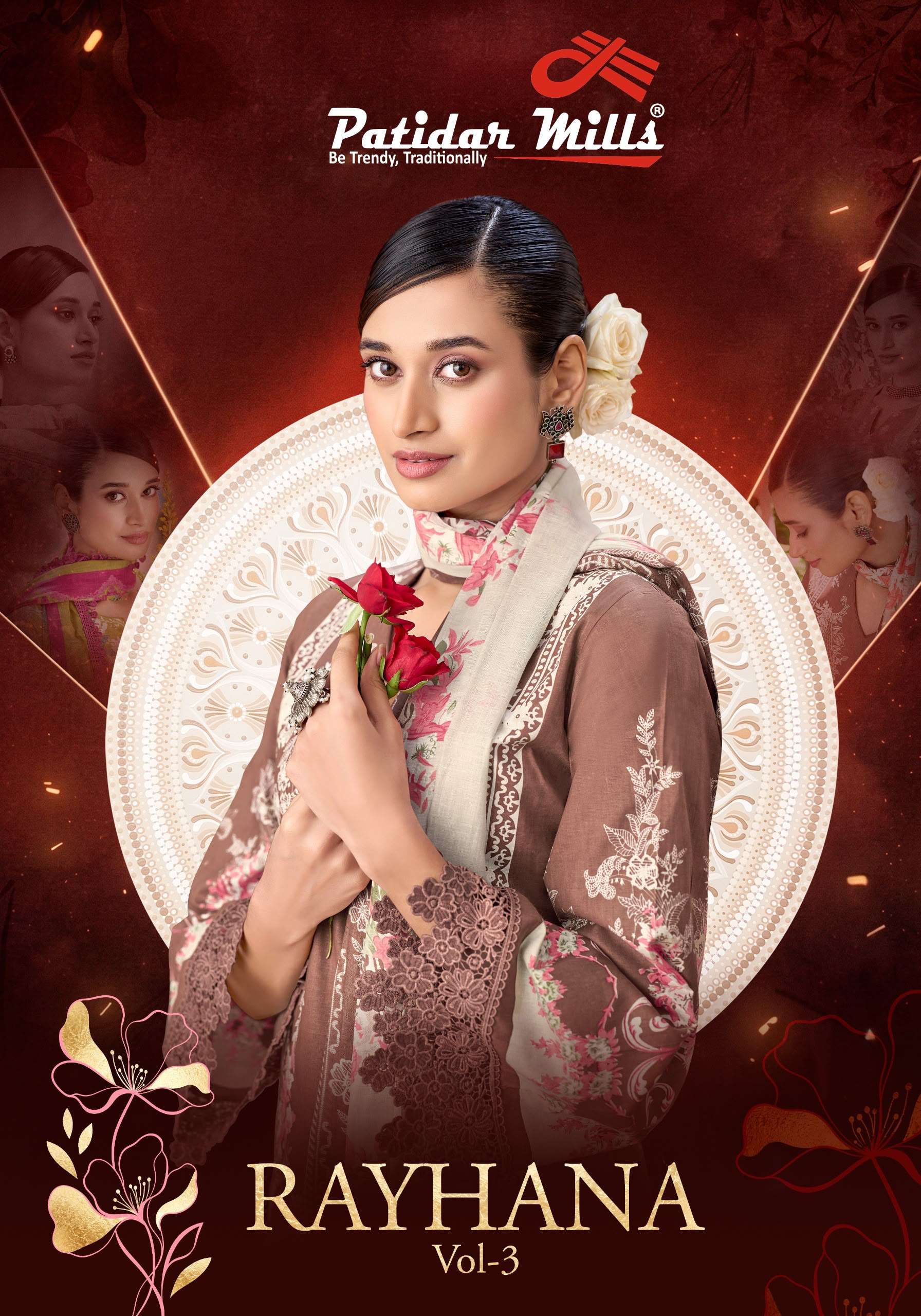 PATIDAR MILLS RAYHANA VOL 3 COTTON DIGITAL PRINT SALWAR SUIT