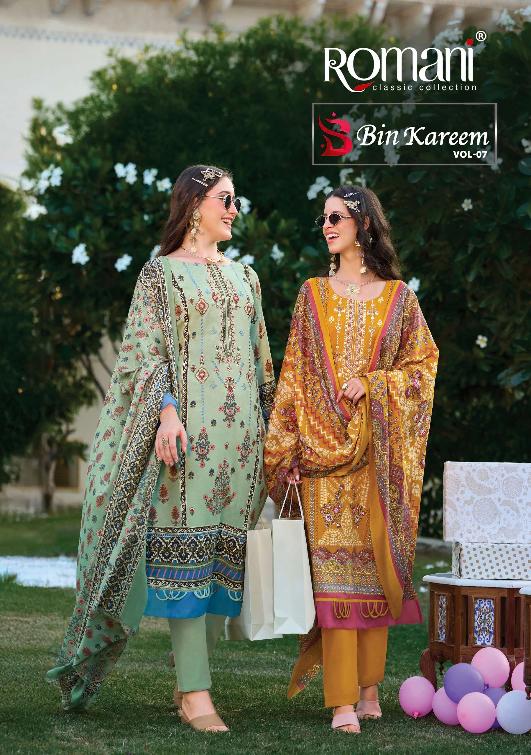 ROMANI BIN KAREEM VOL 7 COTTON DIGITAL STYLE PRINTS SALWAR SUIT