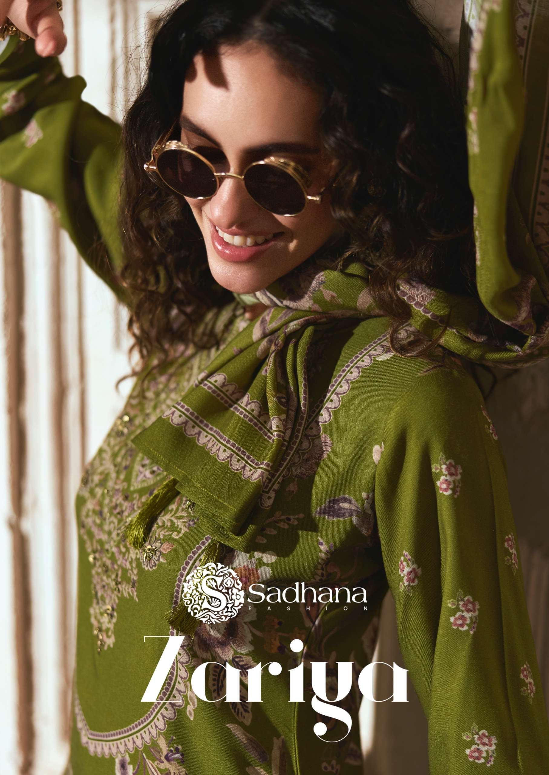 SADHANA FASHION ZARIYA PASHMINA DIGITAL PRINT WITH FANCY WORK SUIT
