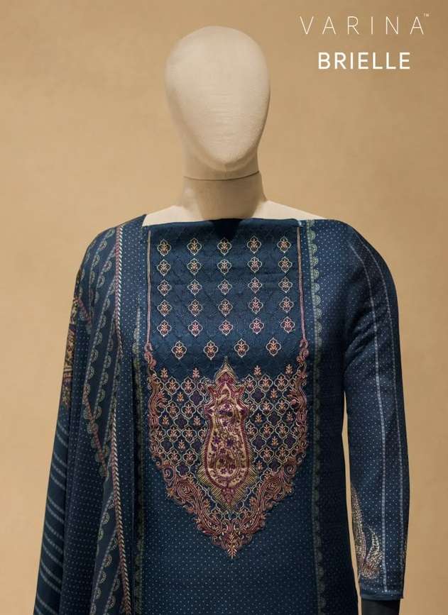 VARINA FAB BRIELLE PASHMINA DIGITAL PRINT WITH PATCH EMBROIDERY WORK SUIT