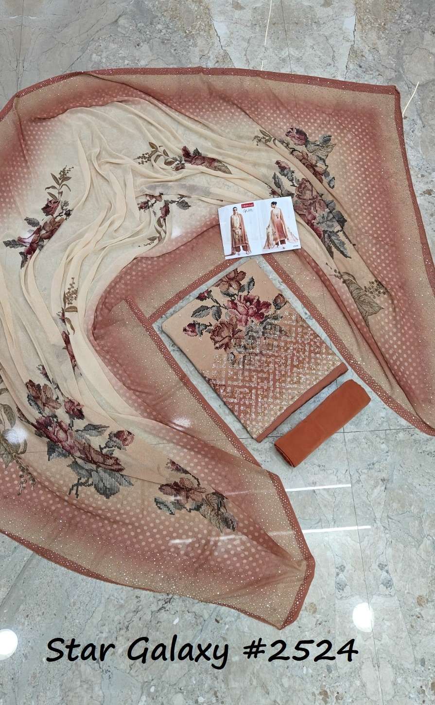 VISHWAM FABRICS STAR GALAXY VOL 2 DIGITAL PRINT WITH DESIGNER WORK SUIT