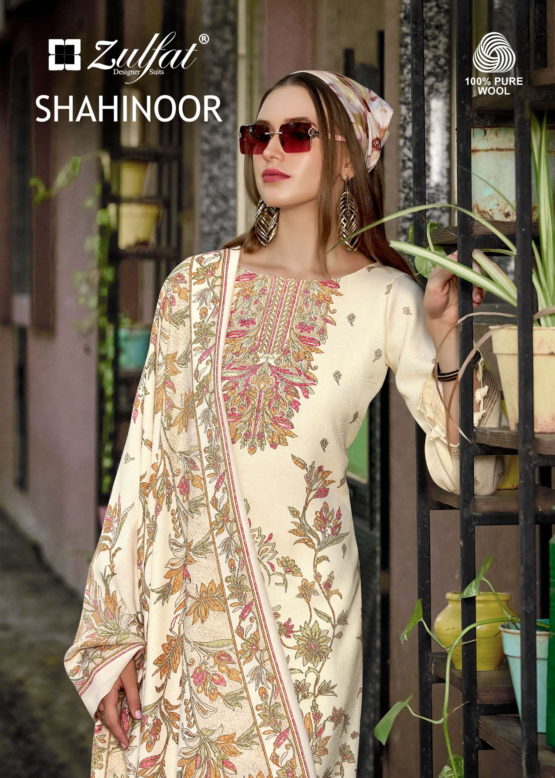 ZULFAT DESIGNER SUITS SHAHINOOR WOOLLEN PASHMINA DIGITAL PRINT SALWAR SUIT 