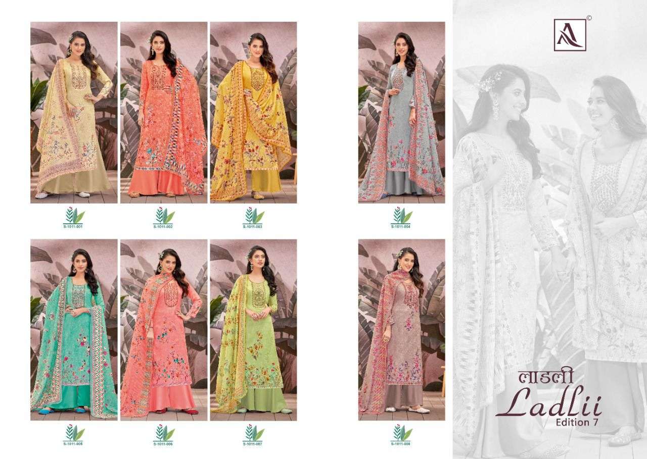 ALOK SUITS LADLI EDITION VOL 7