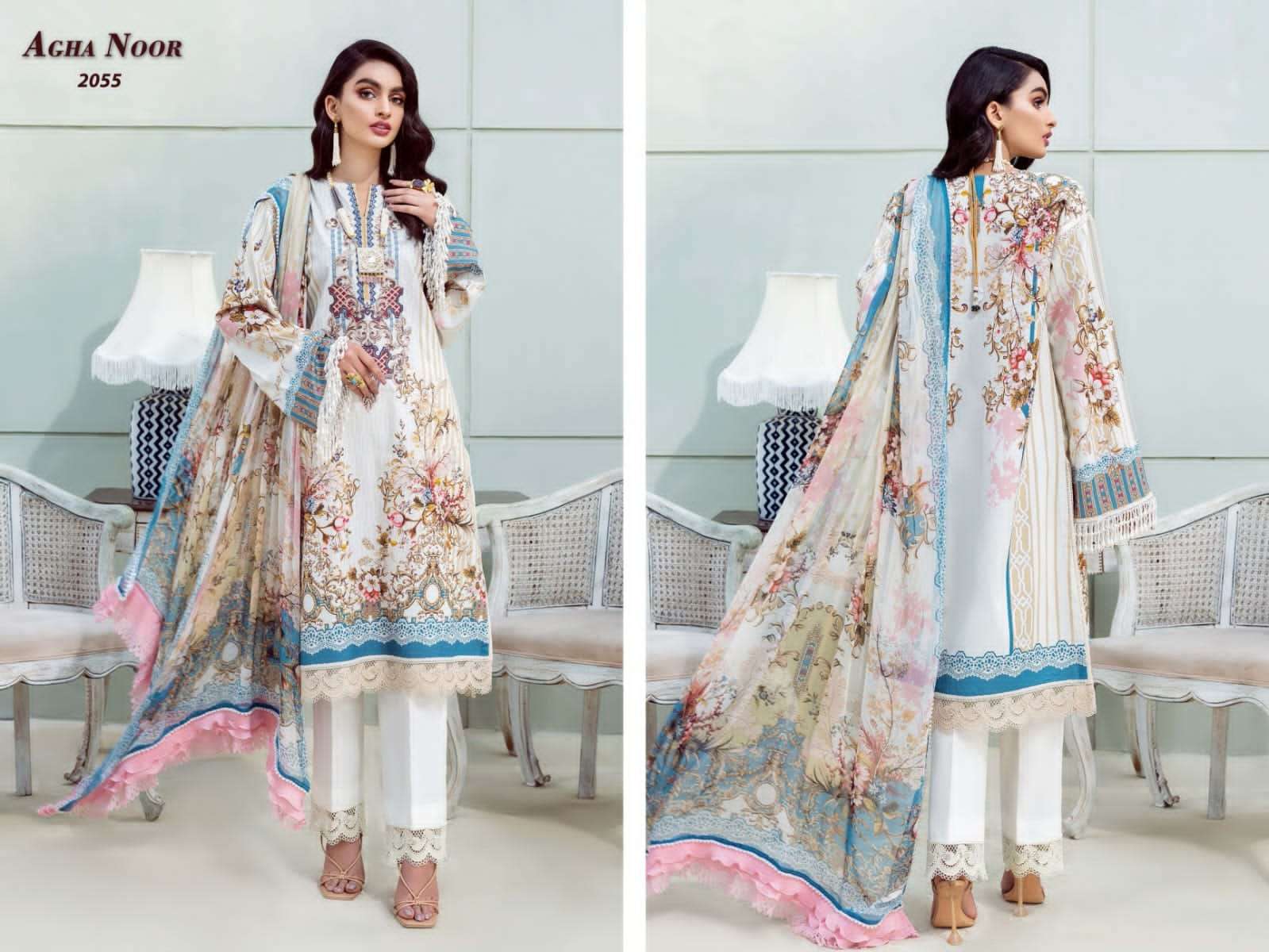 AGHA NOOR LUXURY LAWN COLLECTION VOL 6 