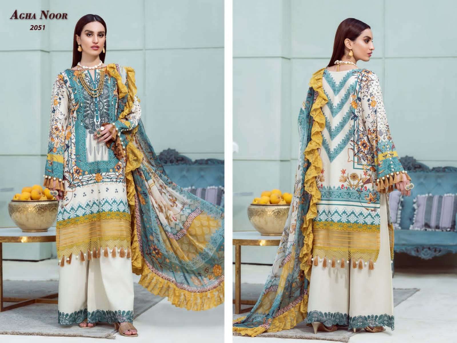 AGHA NOOR LUXURY LAWN COLLECTION VOL 6 