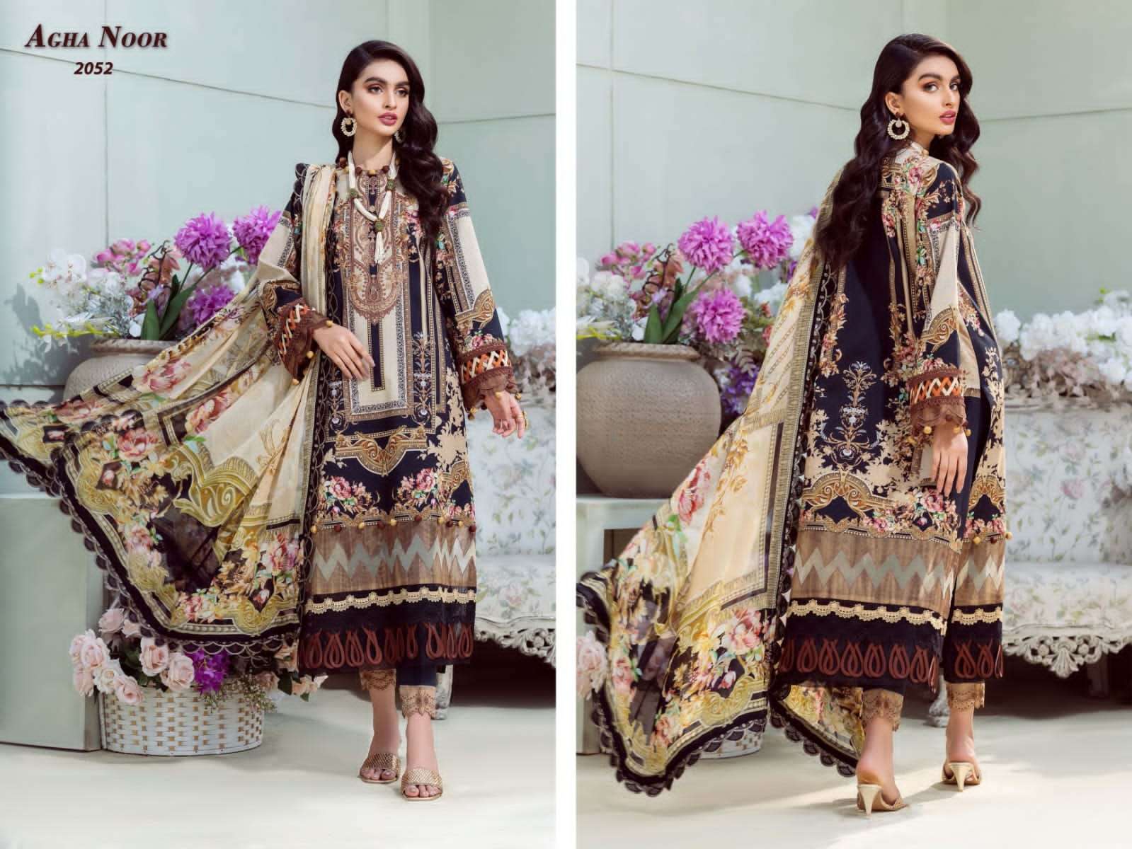 AGHA NOOR LUXURY LAWN COLLECTION VOL 6 