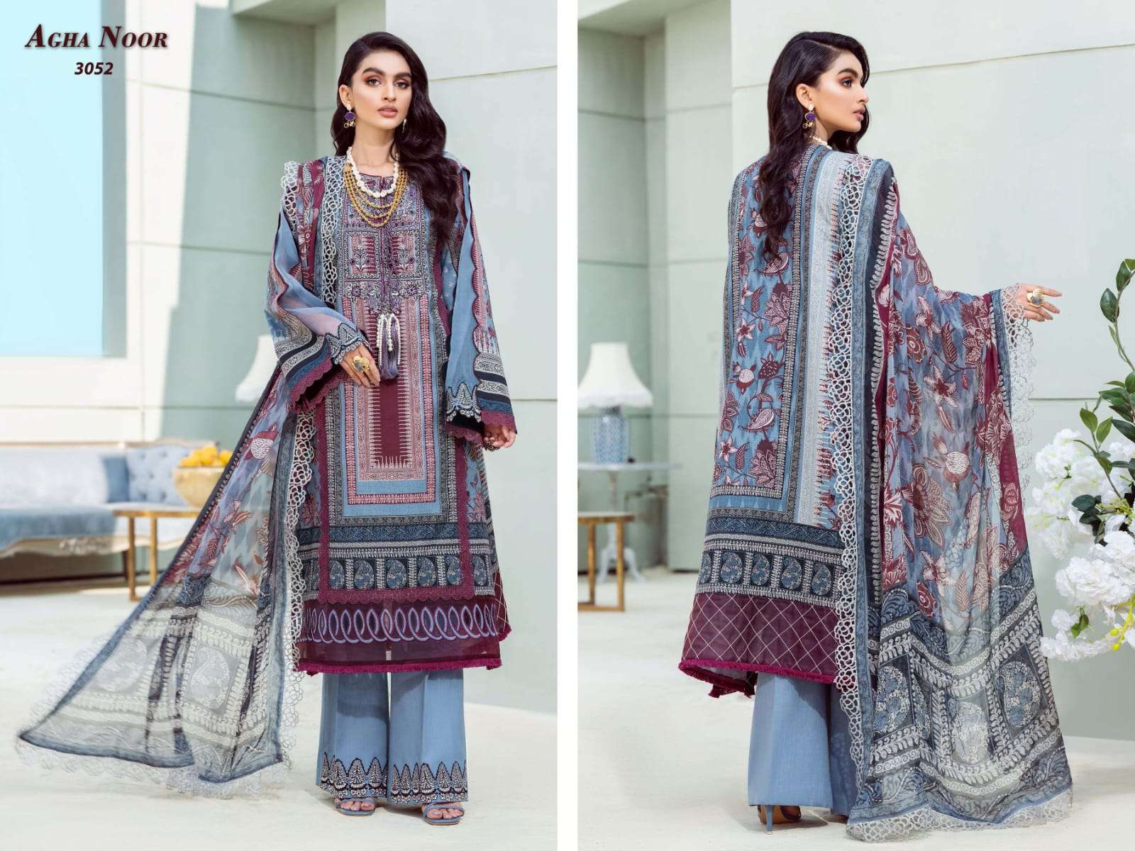 AGHA NOOR LUXURY LAWN COLLECTION VOL 7