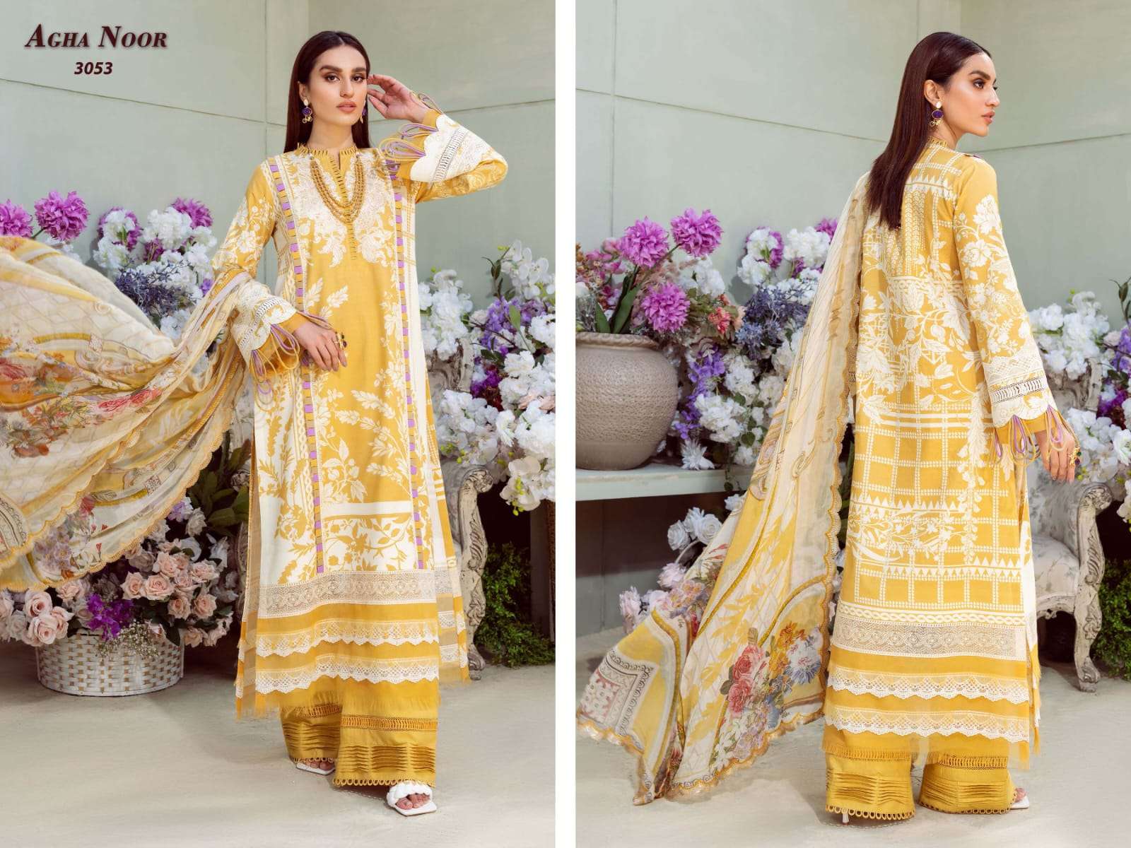 AGHA NOOR LUXURY LAWN COLLECTION VOL 7