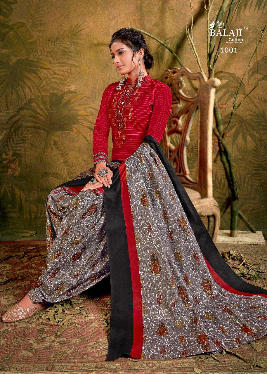 BALAJI COTTON RASBERRY PATIYALA VOL 5 READY MADE 
