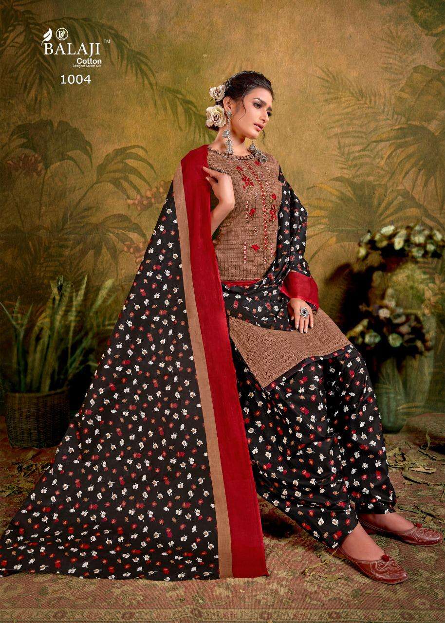 BALAJI COTTON RASBERRY PATIYALA VOL 5 READY MADE 