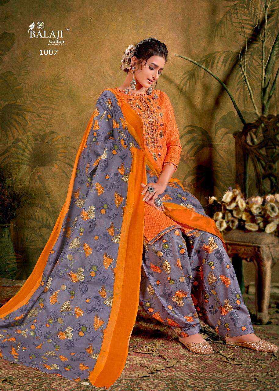 BALAJI COTTON RASBERRY PATIYALA VOL 5 READY MADE 