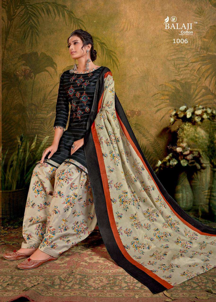 BALAJI COTTON RASBERRY PATIYALA VOL 5 READY MADE 