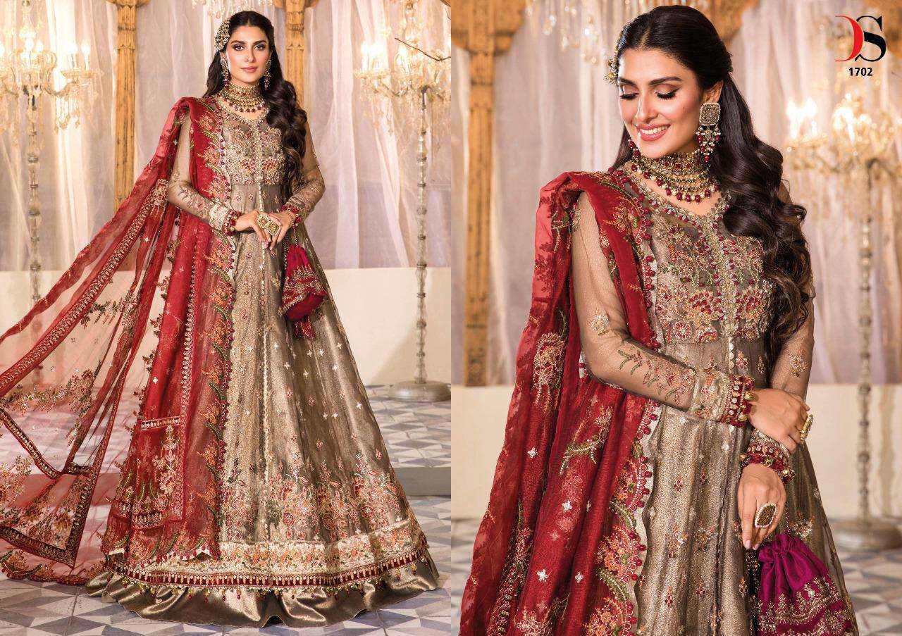DEEPSY SUITS MARIA B EMBROIDERED 