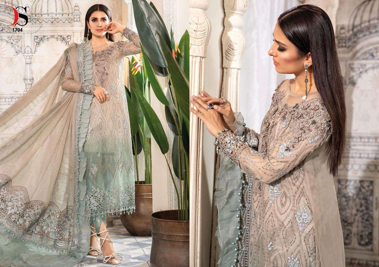 DEEPSY SUITS MARIA B EMBROIDERED 