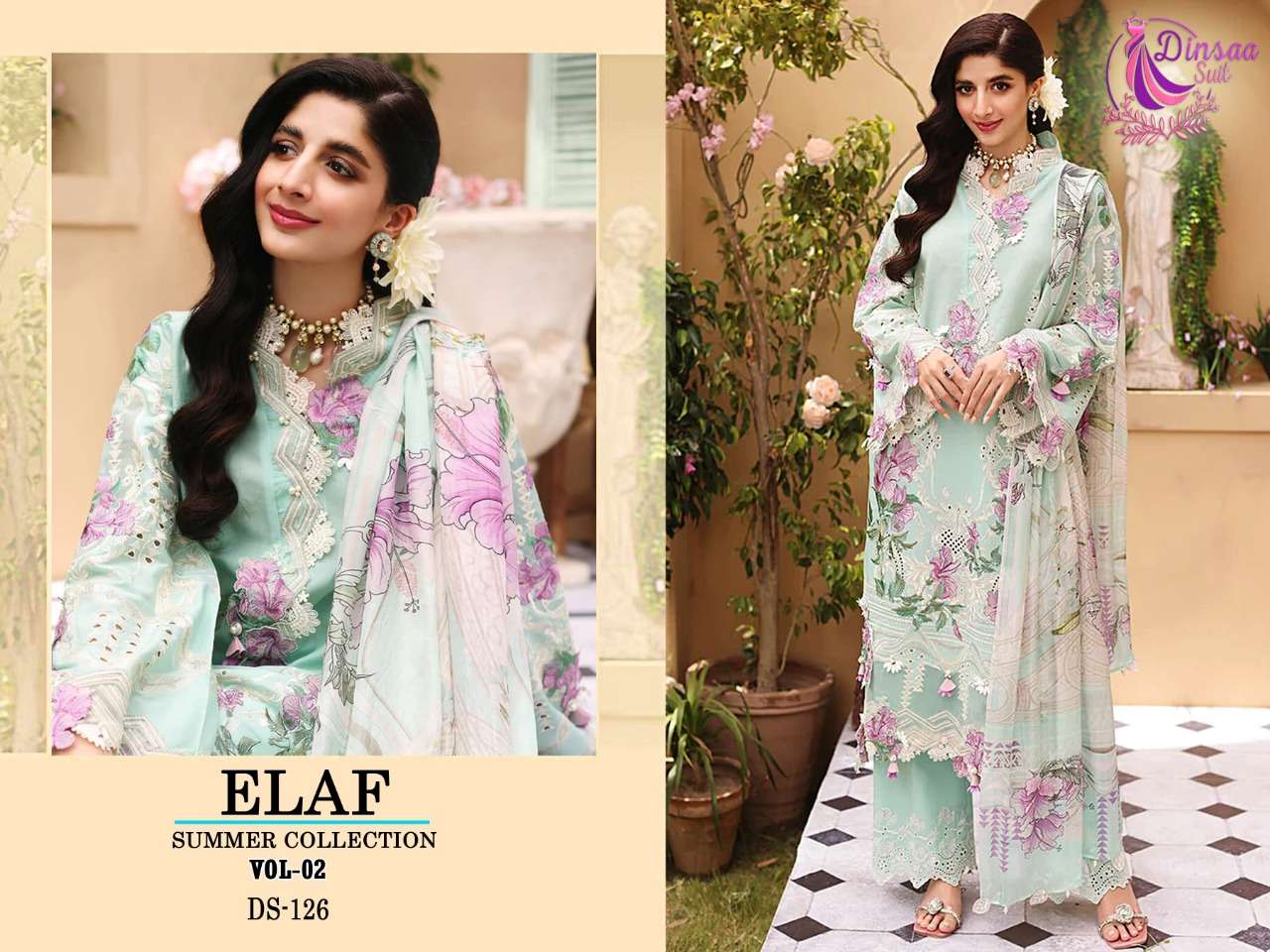 DINSAA SUIT ELAF SUMMER COLLECTION VOL 1