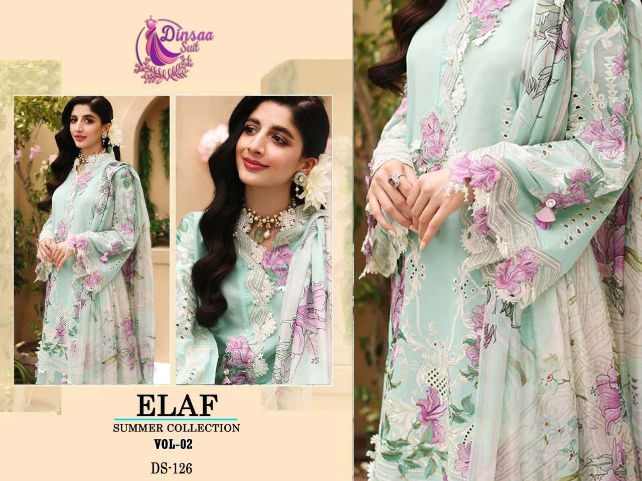 DINSAA SUIT ELAF SUMMER COLLECTION VOL 1