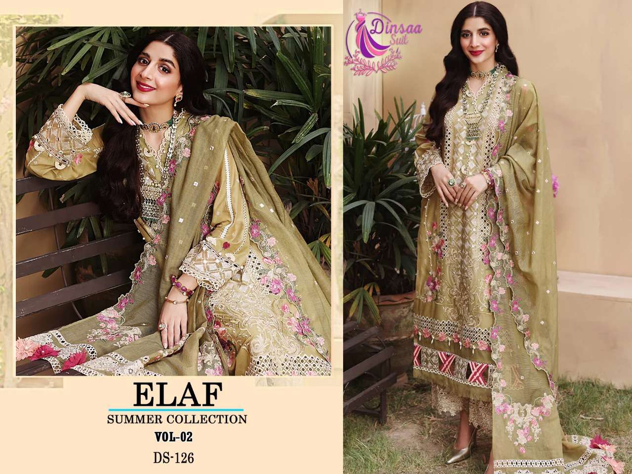 DINSAA SUIT ELAF SUMMER COLLECTION VOL 1