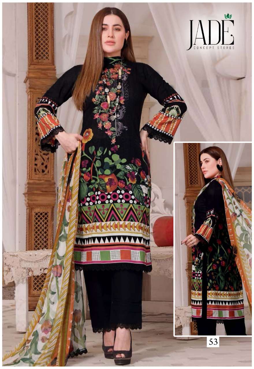 JADE FIRDOUS URBANE LUXURY FESTIVE LAWN COLLECTION VOL 6