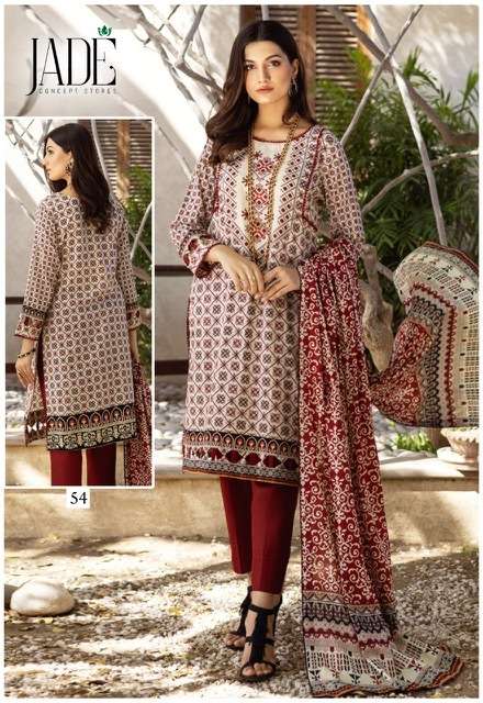 JADE FIRDOUS URBANE LUXURY FESTIVE LAWN COLLECTION VOL 6