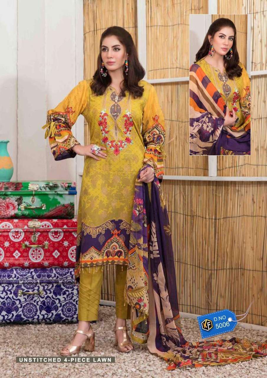 KEVAL FAB SOBIA NAZIR LUXURY LAWN VOL 5