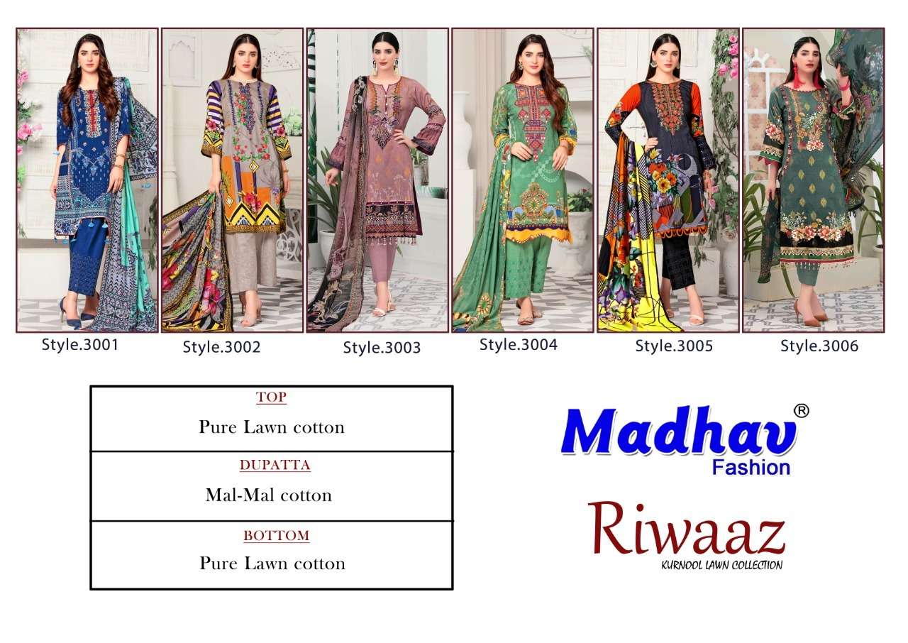 MADHAV FASHION RIWAAZ VOL 3