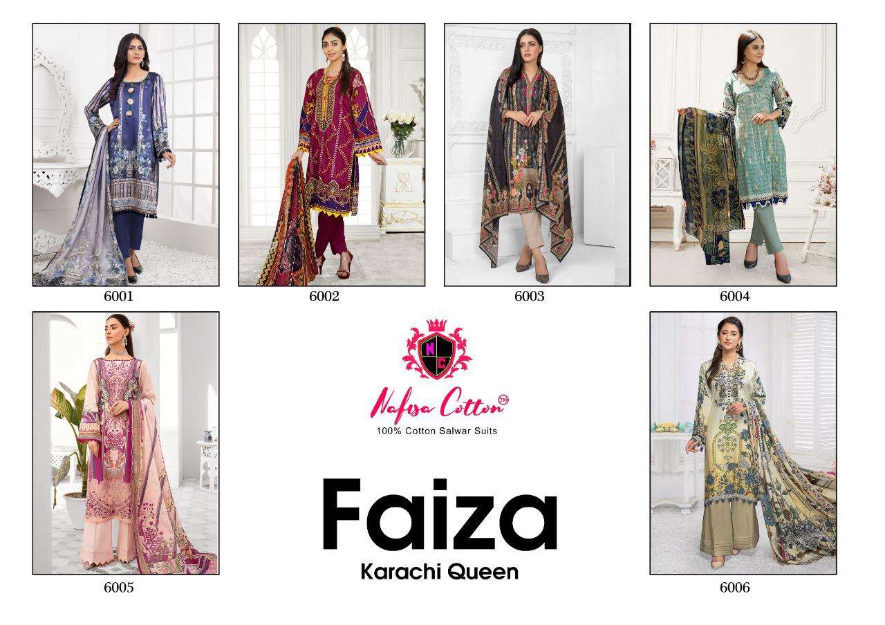NAFISA COTTON FAIZA KARACHI QUEEN VOL 6
