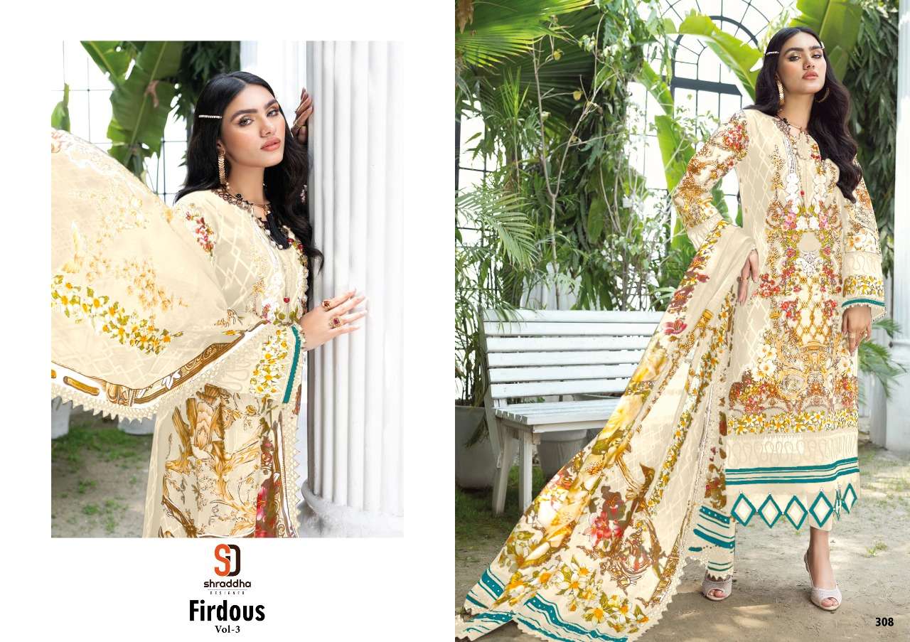 SHARADDHA DESIGNER FIRDOUS VOL 3