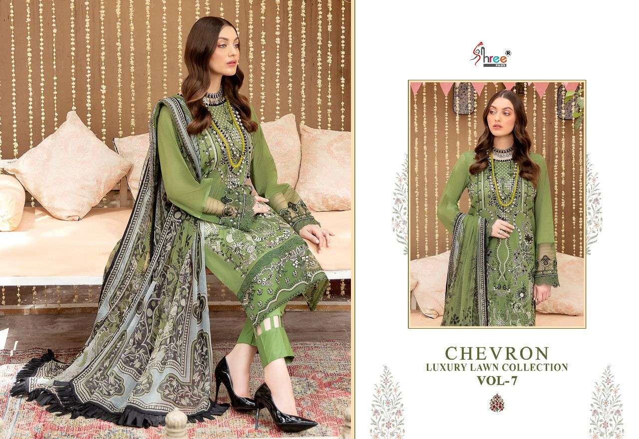SHREE FABS CHEVRON LUXURY LAWN COLLECTION VOL 7
