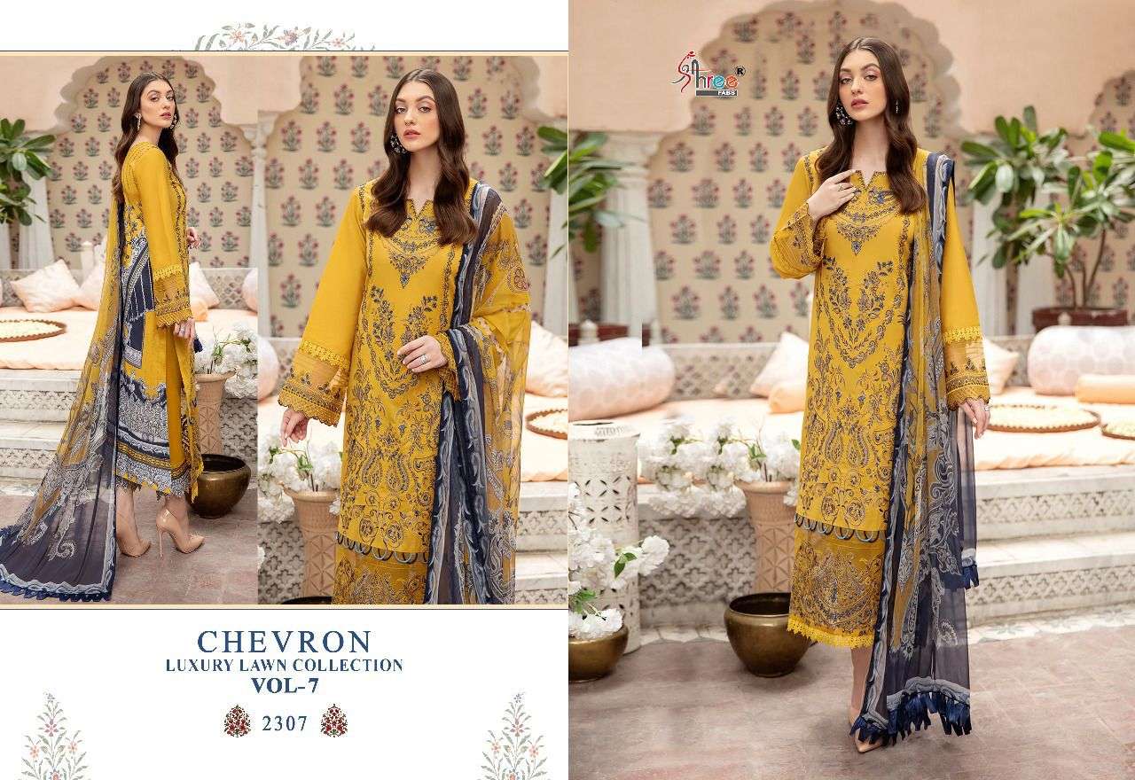 SHREE FABS CHEVRON LUXURY LAWN COLLECTION VOL 7