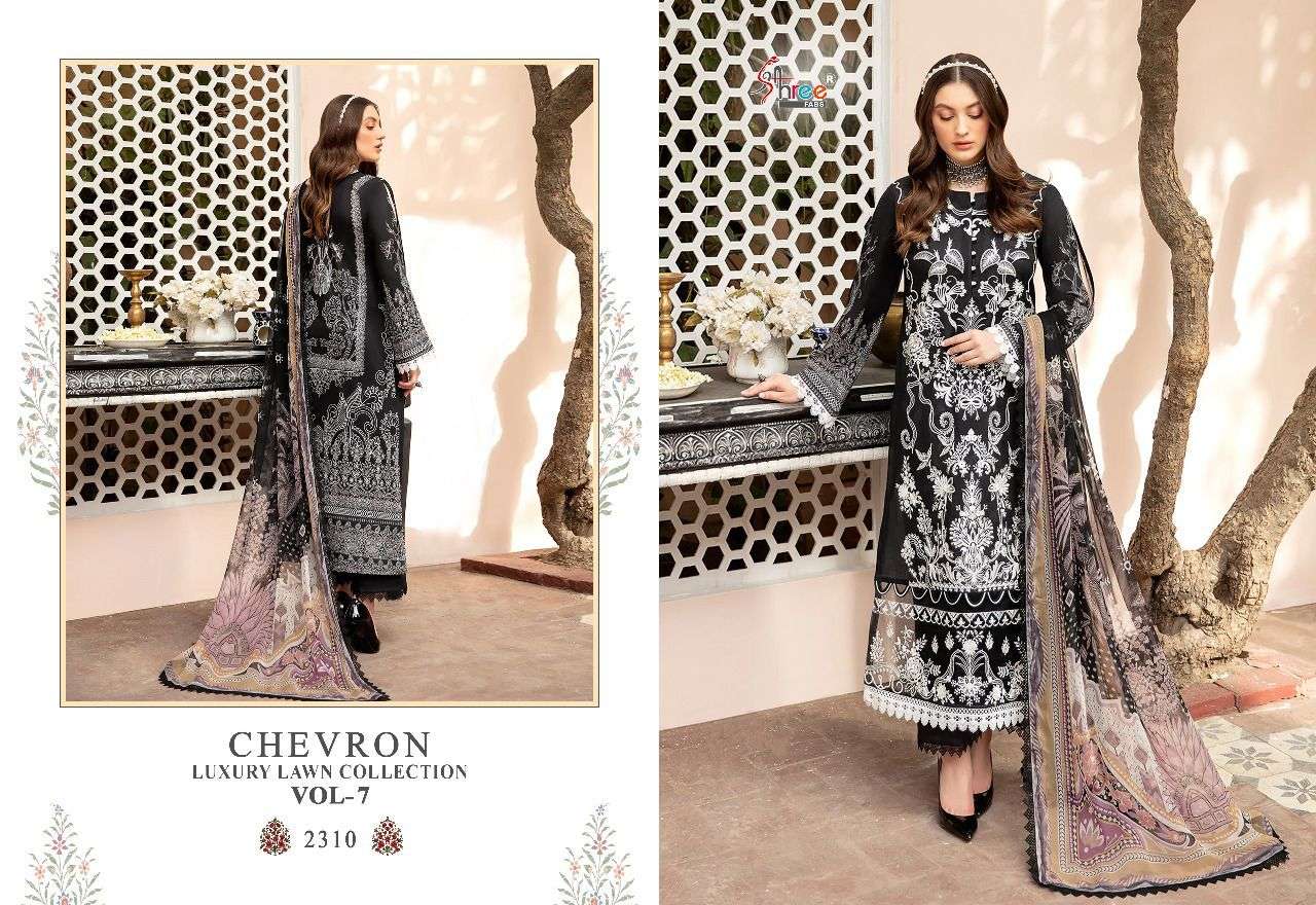 SHREE FABS CHEVRON LUXURY LAWN COLLECTION VOL 7