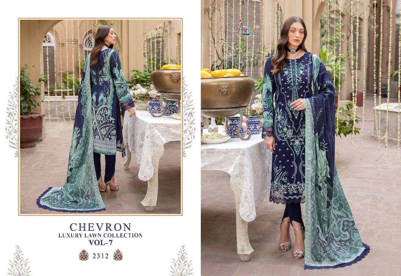 SHREE FABS CHEVRON LUXURY LAWN COLLECTION VOL 7