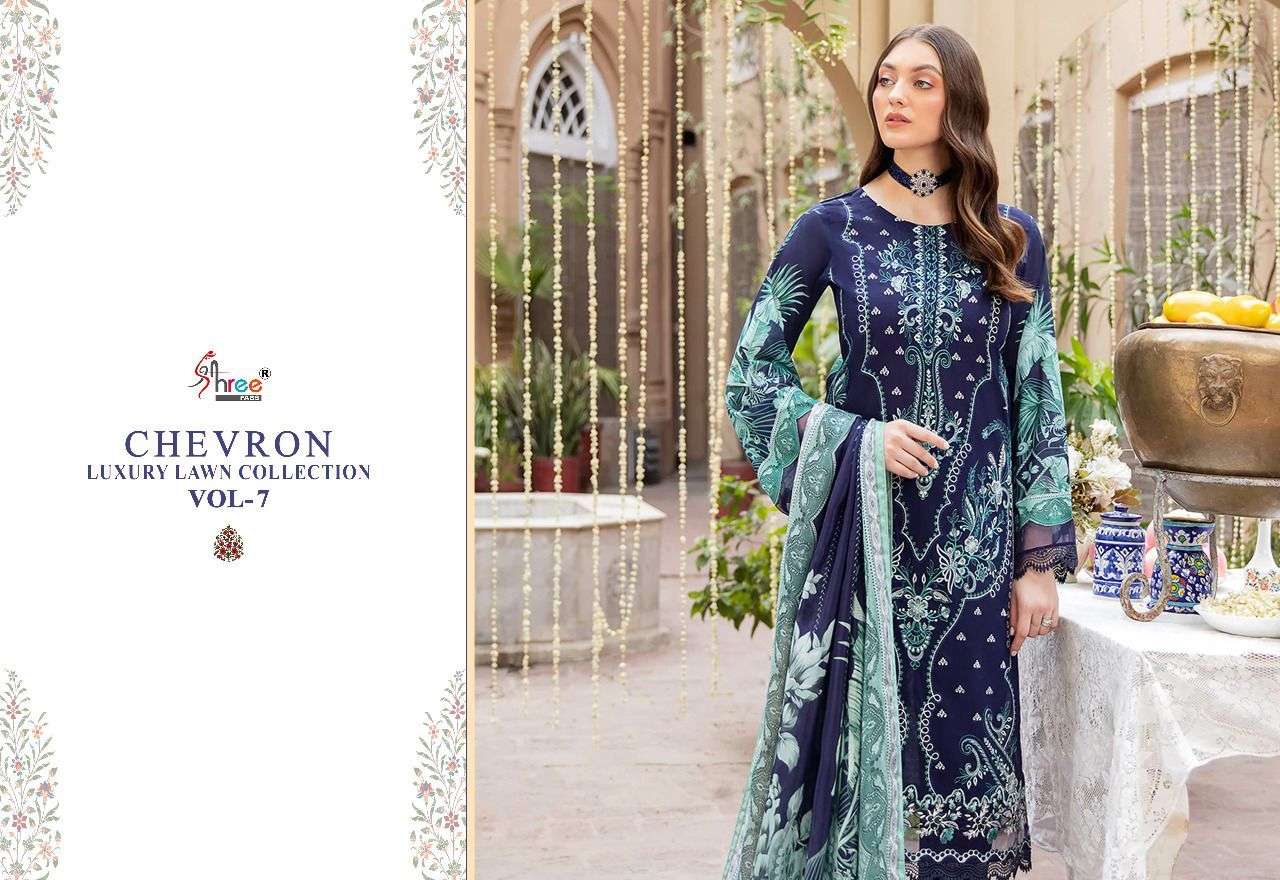 SHREE FABS CHEVRON LUXURY LAWN COLLECTION VOL 7