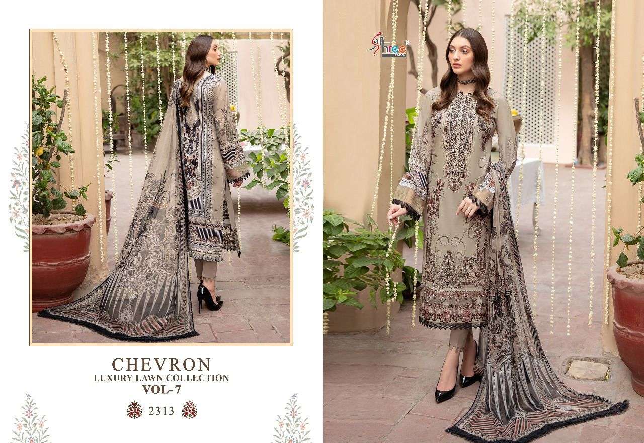 SHREE FABS CHEVRON LUXURY LAWN COLLECTION VOL 7
