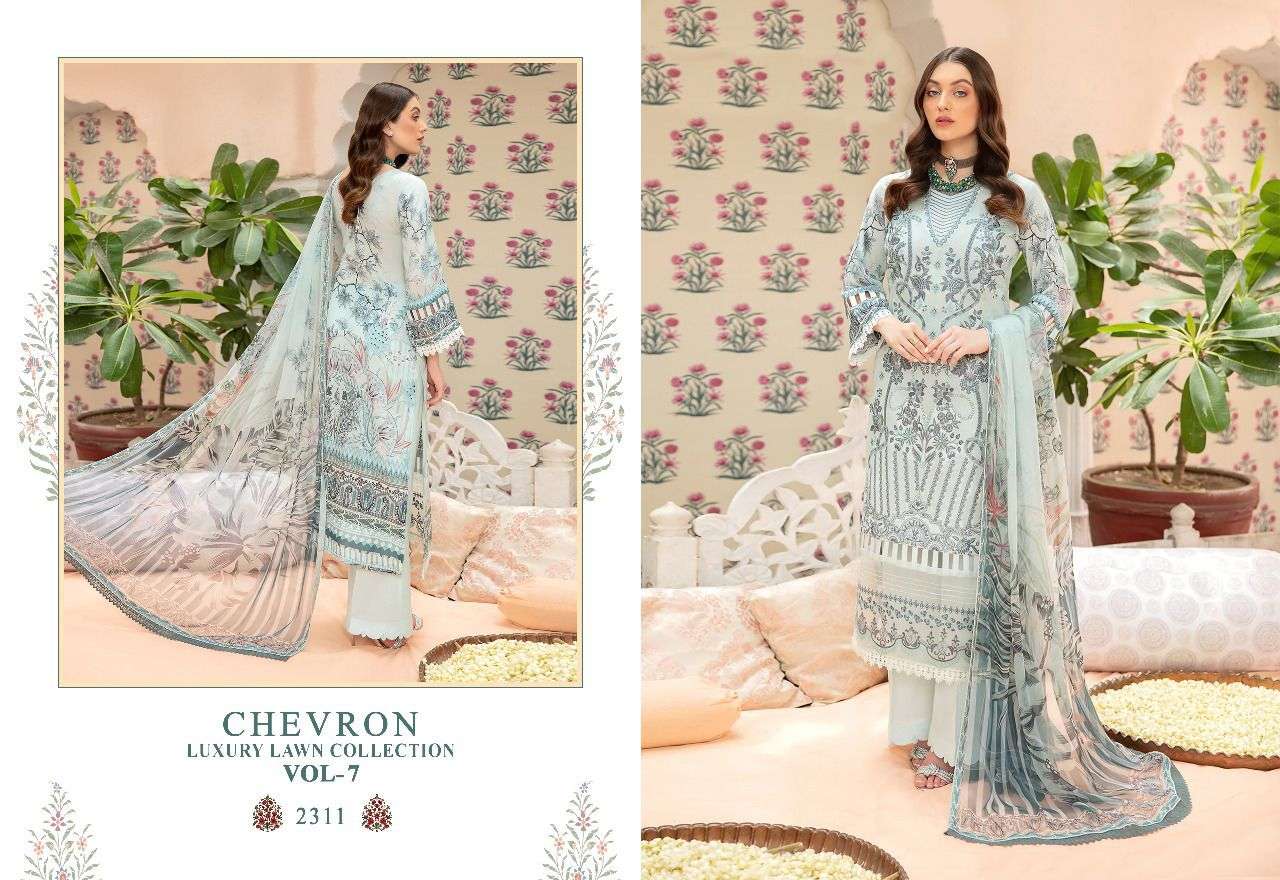 SHREE FABS CHEVRON LUXURY LAWN COLLECTION VOL 7