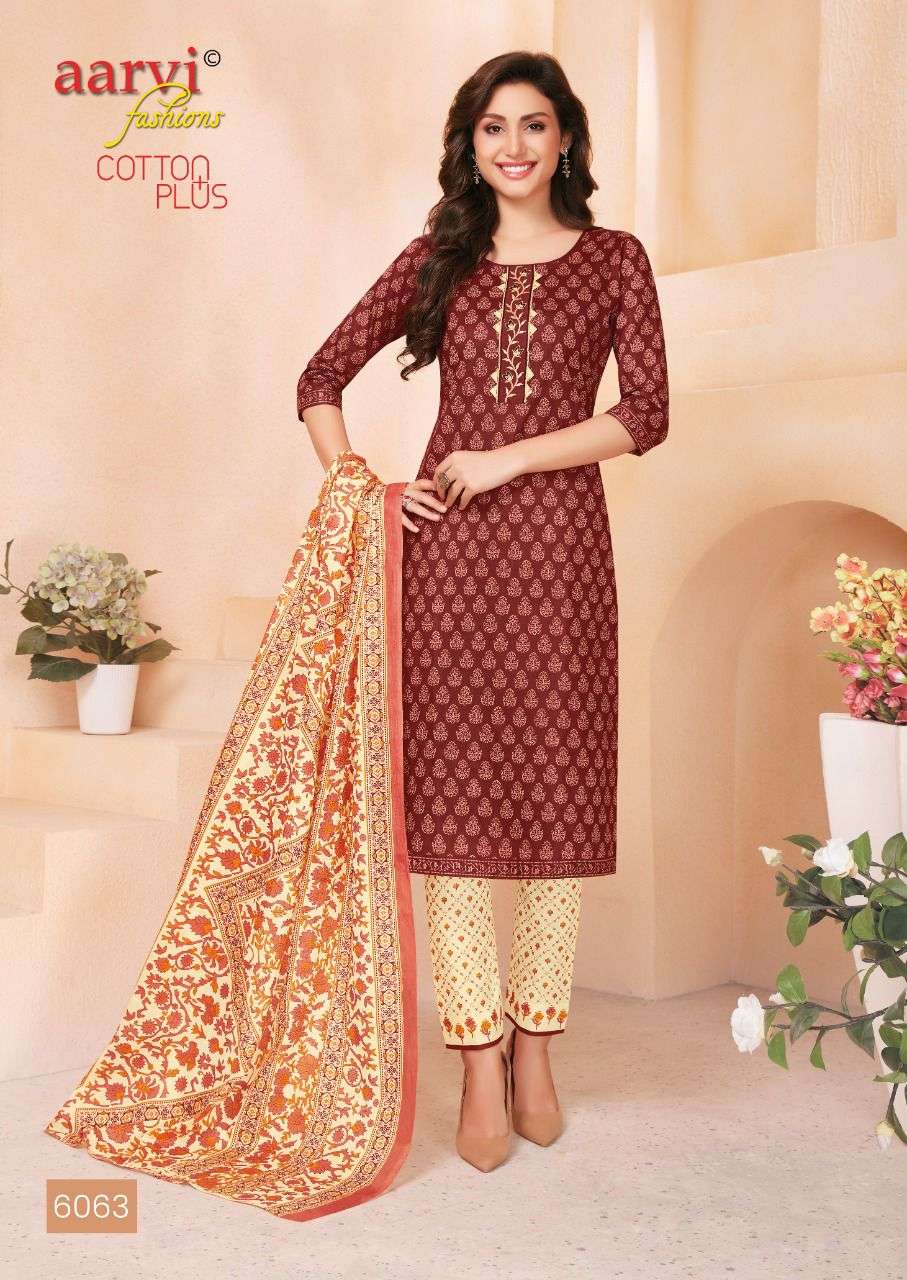 AARVI FASHION COTTON PLUS READY MADE 