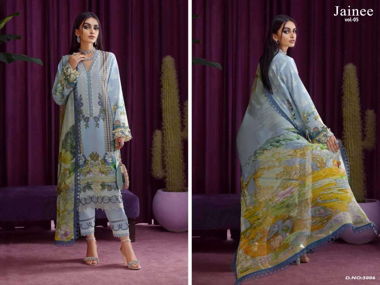 AGHA NOOR JAINEE VOL 5 LUXURY LAWN COLLECTION