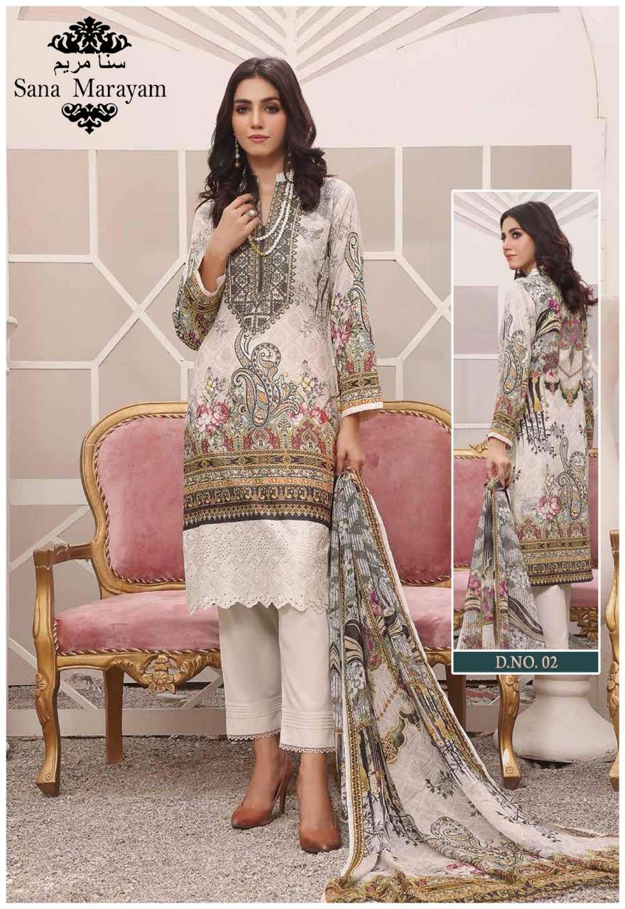SANA MARYAM GULAAL CLASSY LUXURY COTTON COLLECTION 
