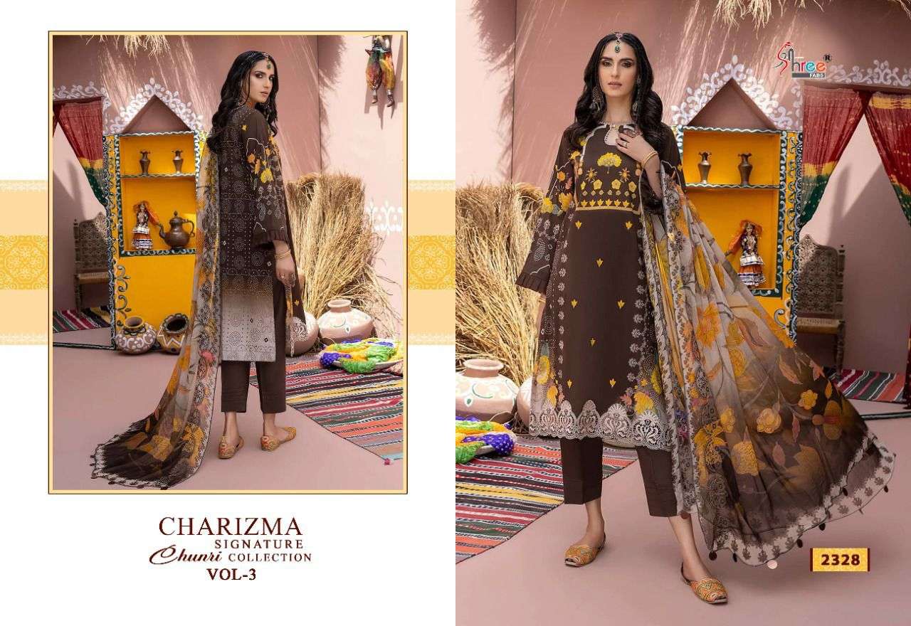 SHREE FABS CHARIZMA SIGNATURE CHUNRI COLLECTION VOL 3