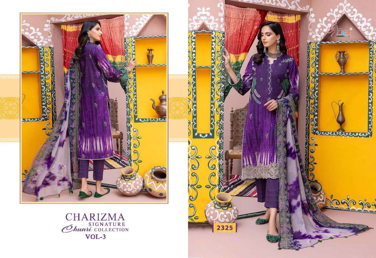 SHREE FABS CHARIZMA SIGNATURE CHUNRI COLLECTION VOL 3
