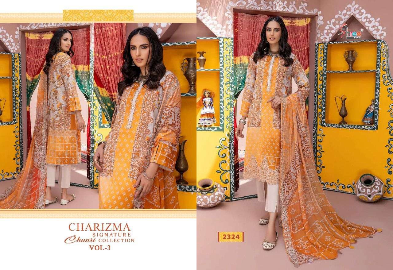 SHREE FABS CHARIZMA SIGNATURE CHUNRI COLLECTION VOL 3