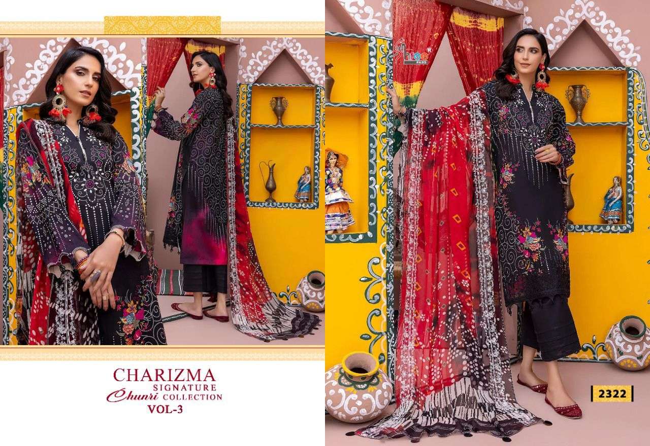 SHREE FABS CHARIZMA SIGNATURE CHUNRI COLLECTION VOL 3
