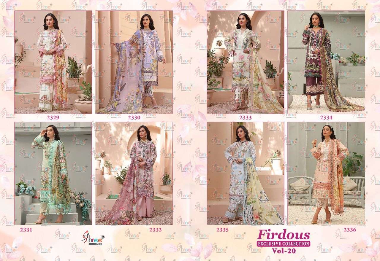 SHREE FABS FIRDOUS EXCLUSIVE COLLECTION VOL 20