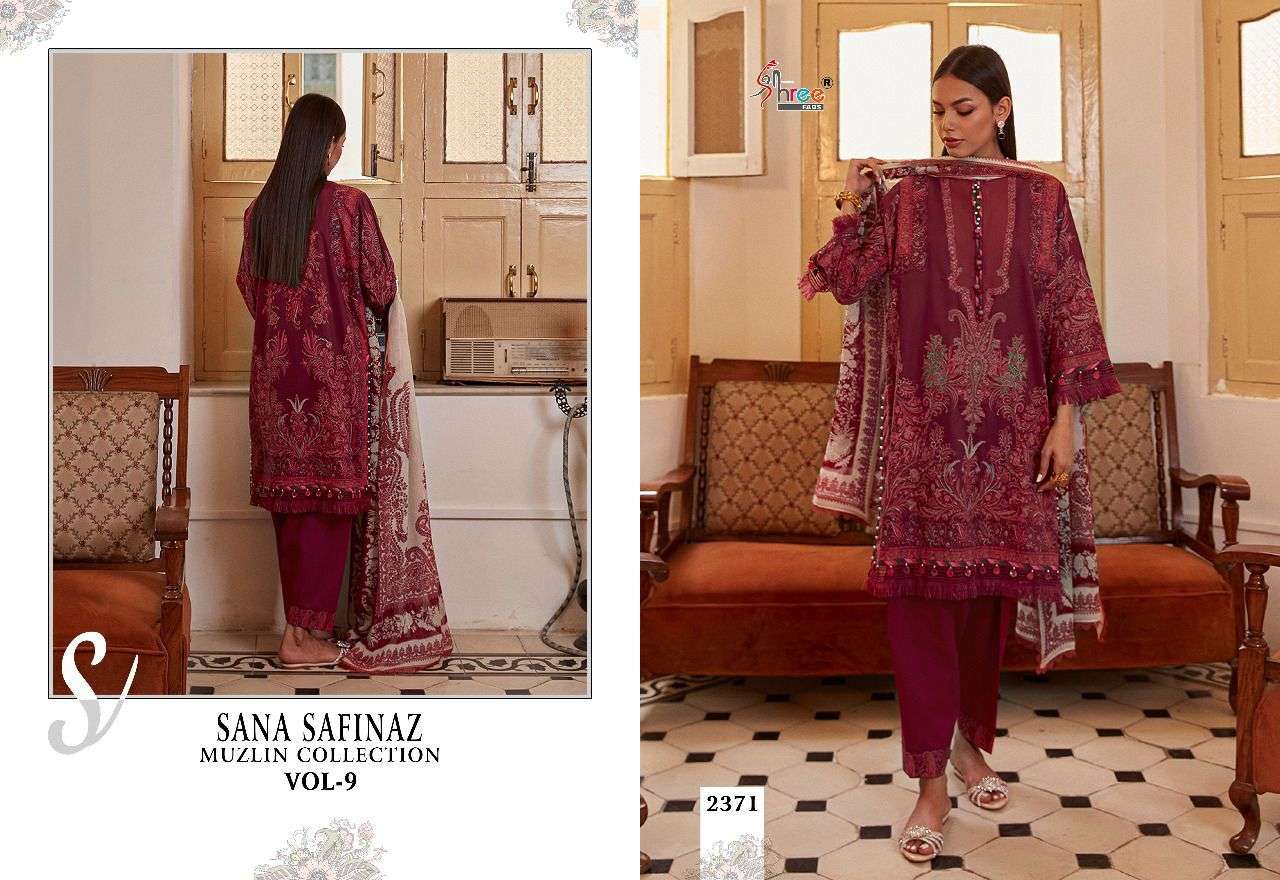 SHREE FABS SANA SAFINAZ MUZLIN COLLECTION VOL 9
