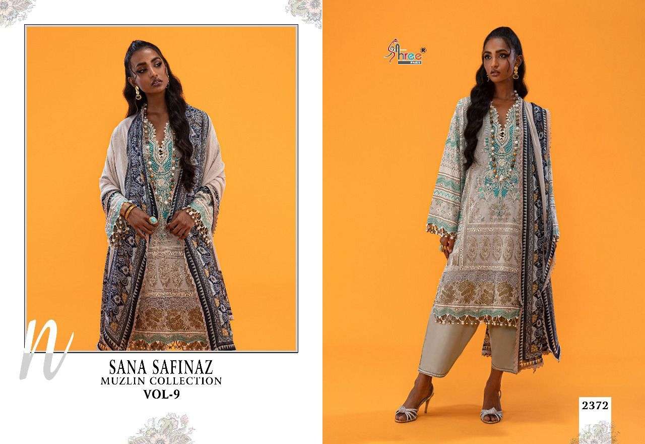 SHREE FABS SANA SAFINAZ MUZLIN COLLECTION VOL 9